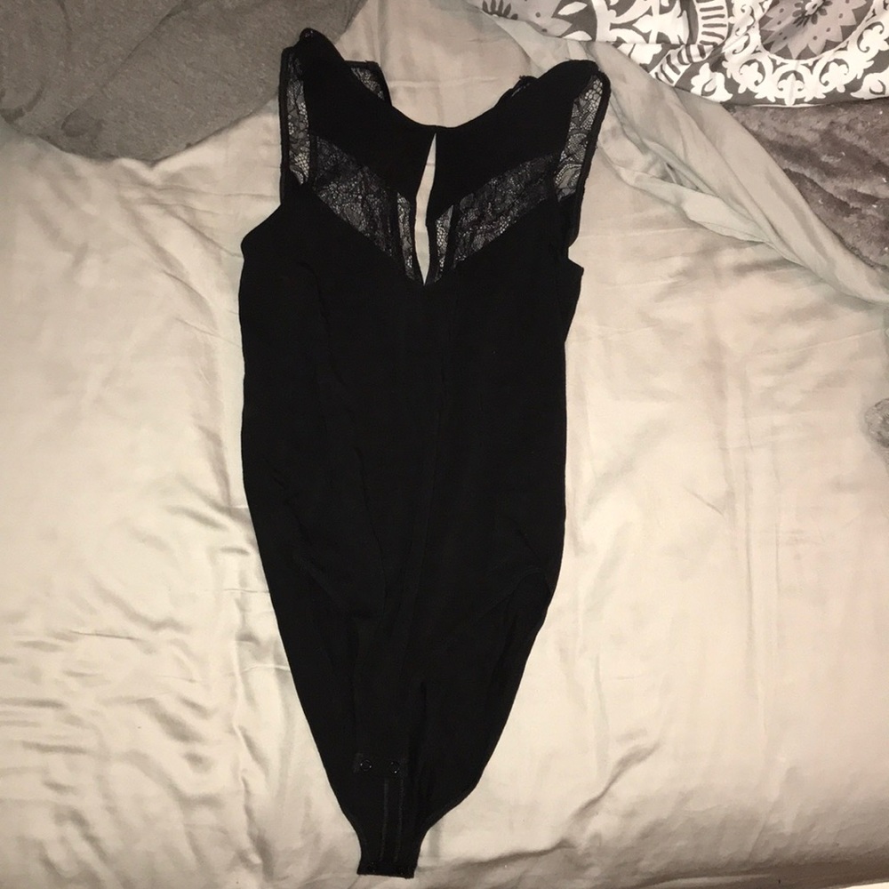 black bodysuit